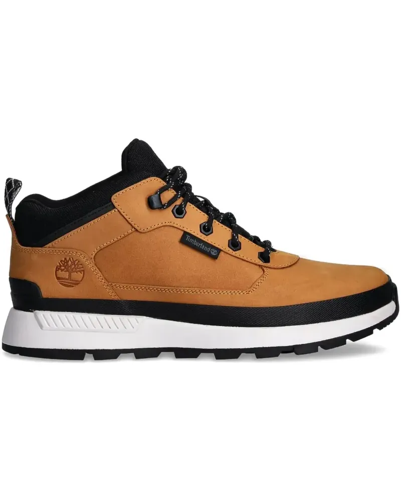 Timberland Lace-up panelled sneakers - Braun Braun