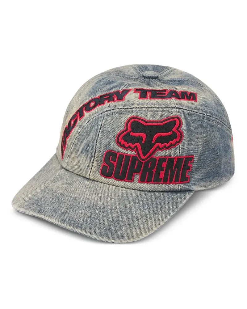 Supreme Being x Fox Racing® Baseballkappe mit Logo-Stickerei - Blau Blau