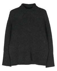 forte_forte Pullover mit Stehkragen Grau