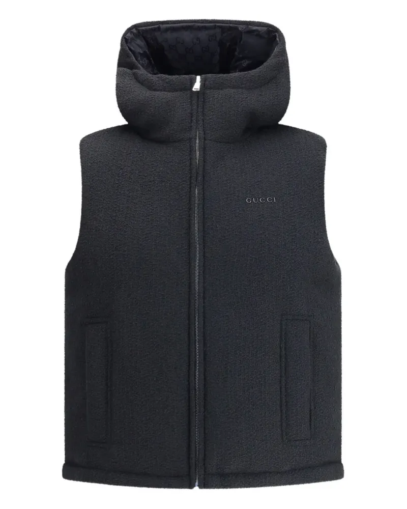 Gucci reversible hooded jacket - Grau Grau