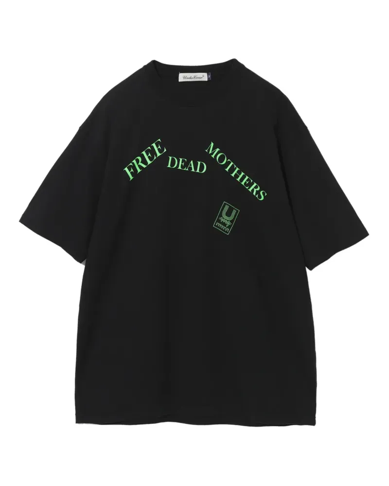 Undercover T-Shirt mit grafischem Print - Schwarz Schwarz