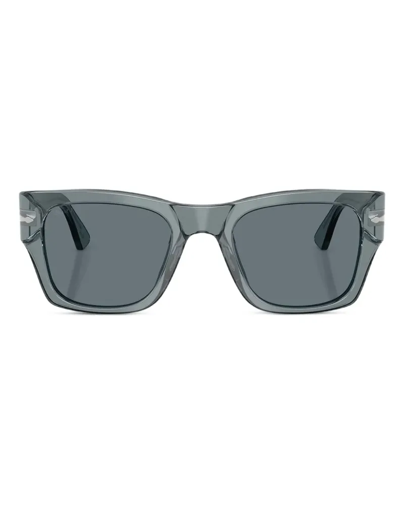 Persol Sonnenbrille mit eckigem Gestell - Grau Grau