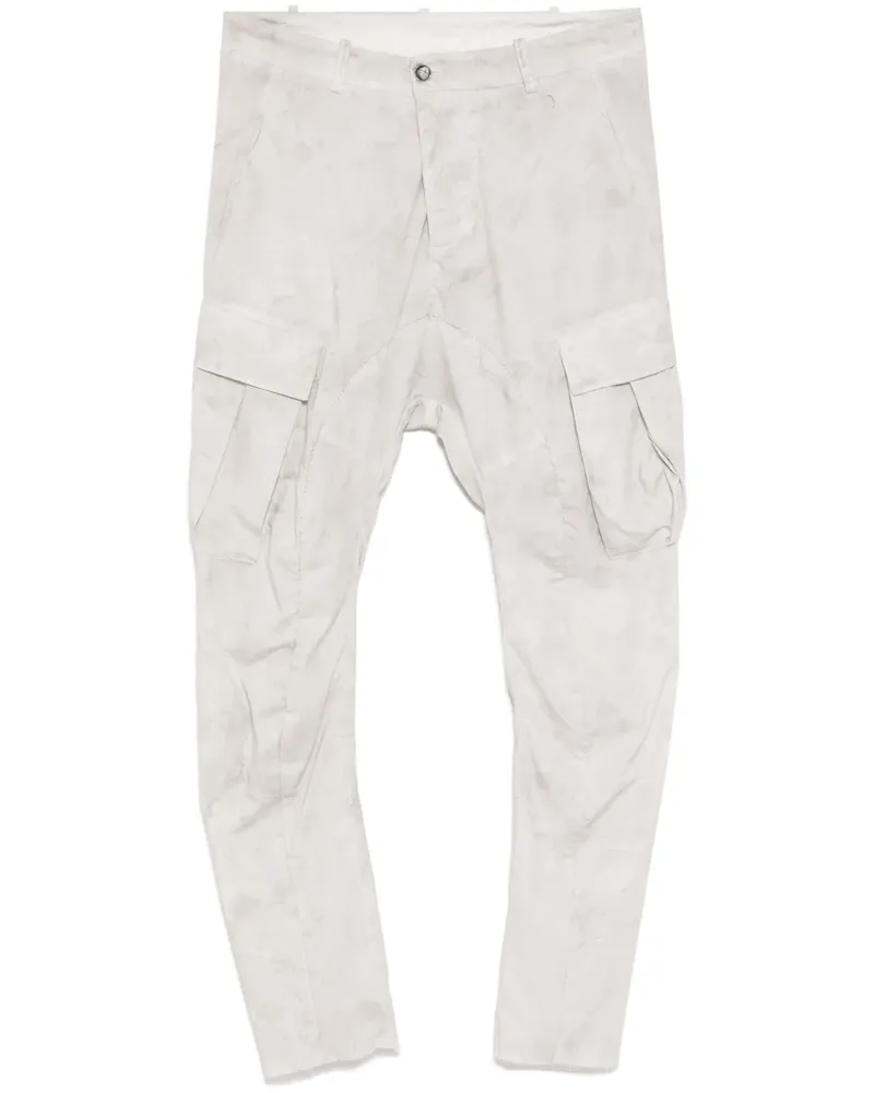 Masnada Cargohose mit tiefem Schritt - Grau Grau