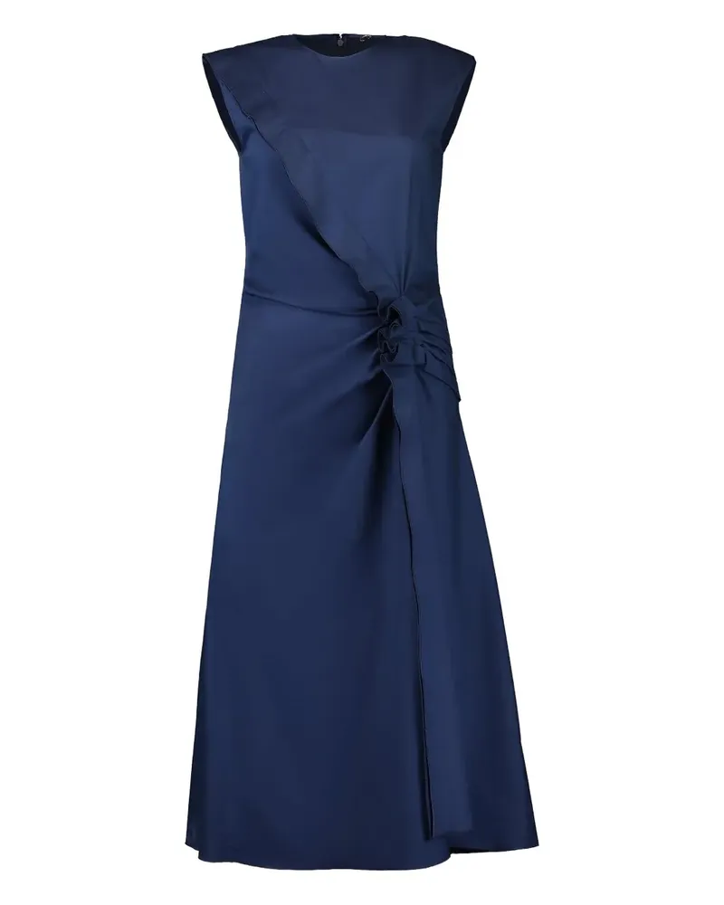 Mantù gathered sleeveless dress - Blau Blau