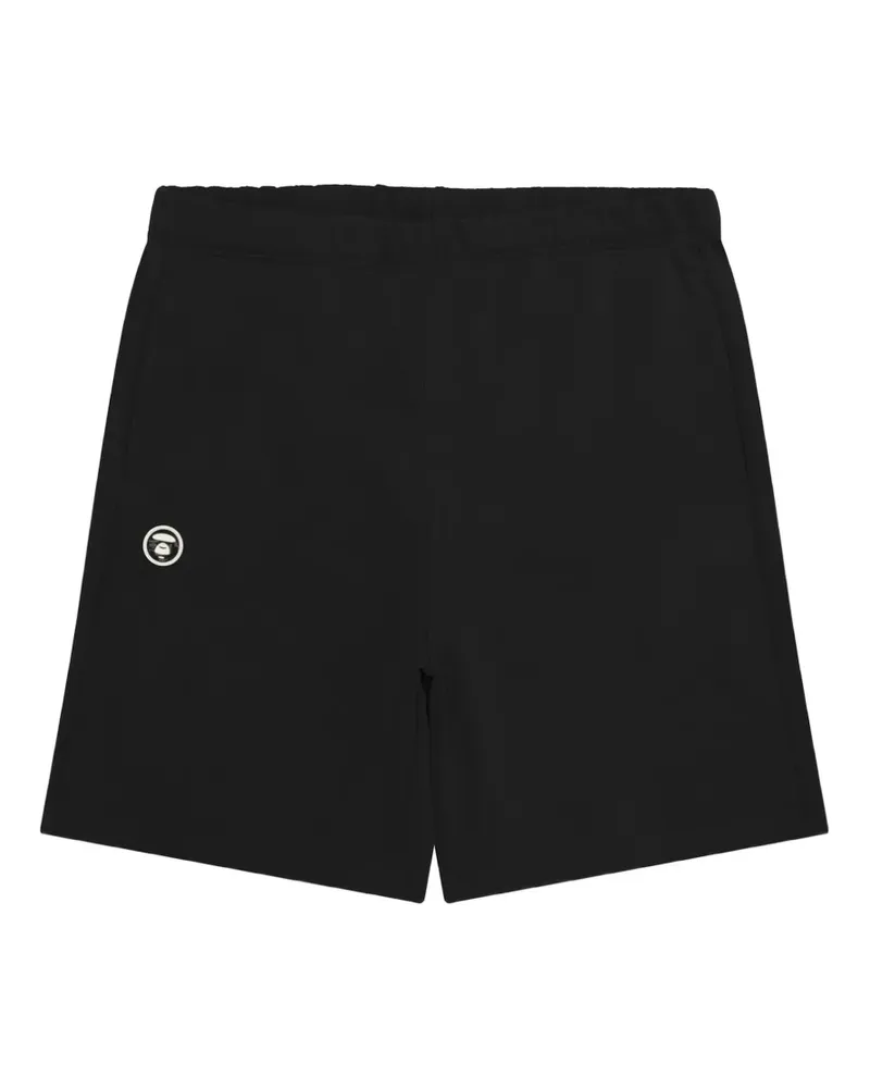 BAPE logo shorts - Schwarz Schwarz