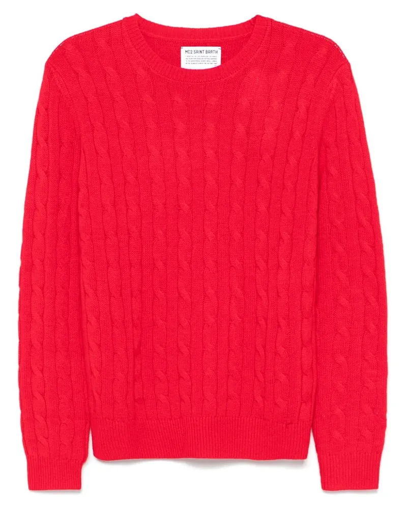 MC2 Saint Barth Sorbonne Pullover - Rot Rot