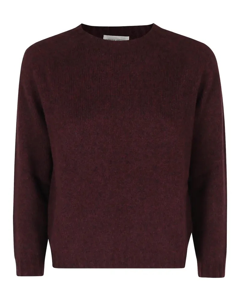 Roberto Collina Three-quarter sleeve wool-camel jumper - Rot Rot