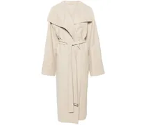Mantel aus Leinengemisch - Nude
