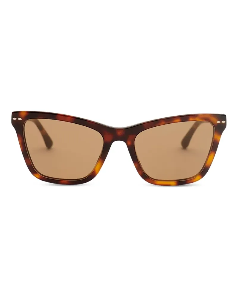 Isabel Marant Leyna-Gd Cat-Eye-Sonnenbrille - Braun Braun