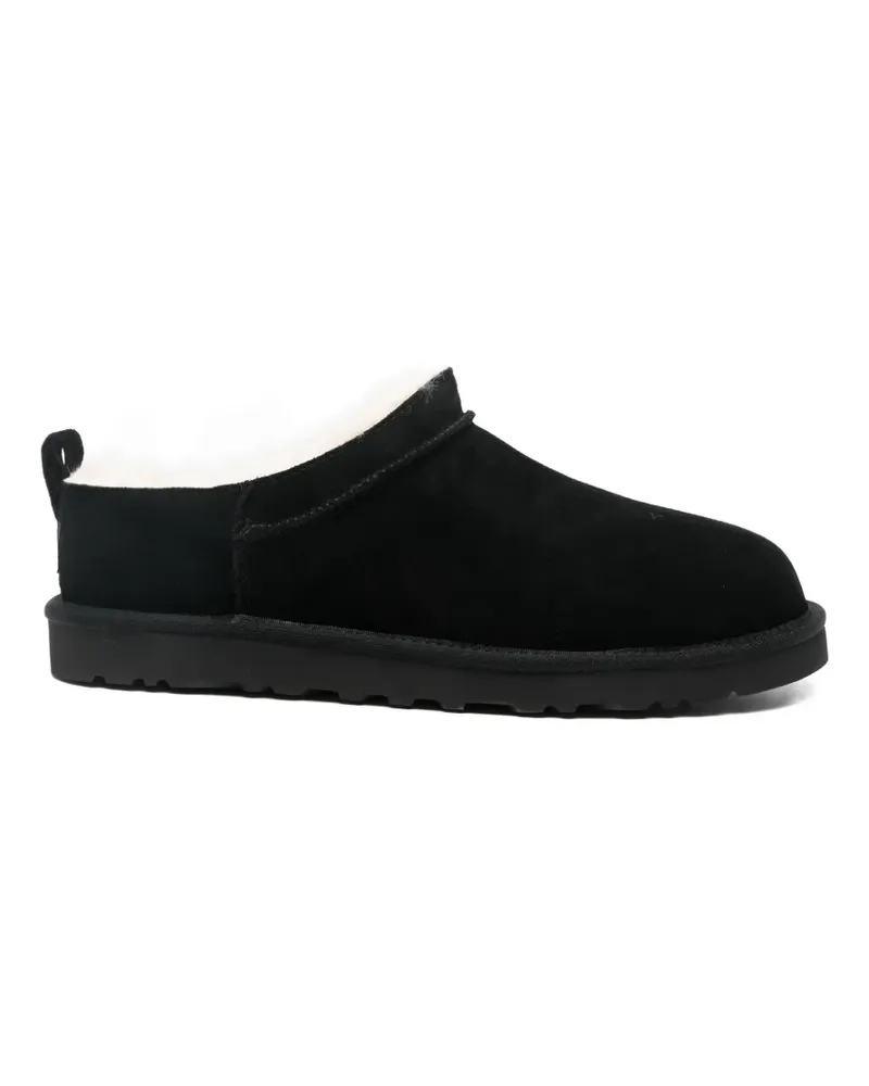 UGG Classic micro Slipper aus Wildleder - Schwarz Schwarz
