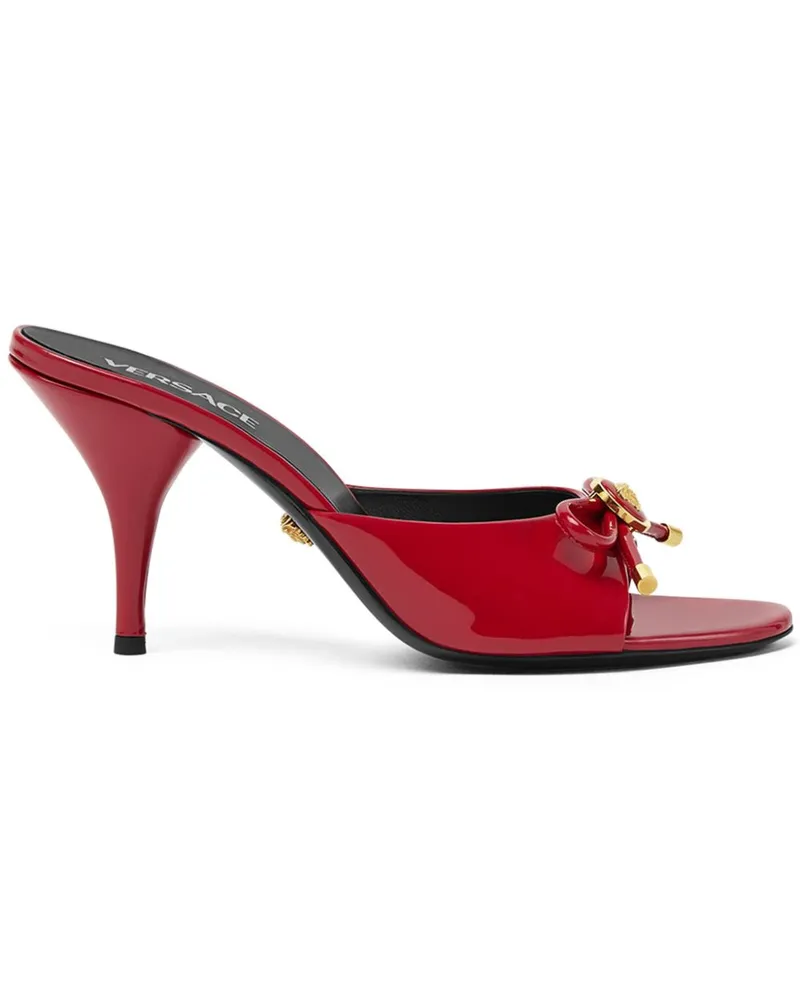 Versace Opera Bow Mules 85mm - Rot Rot