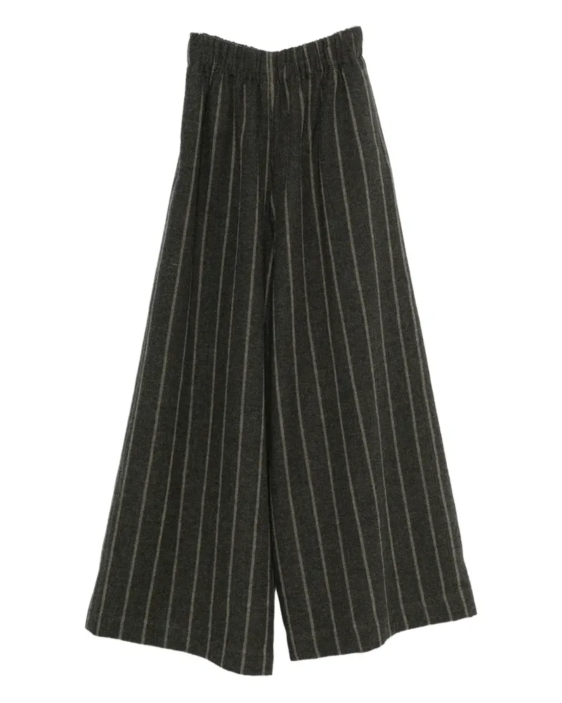 Uma Wang striped trousers - Grau Grau