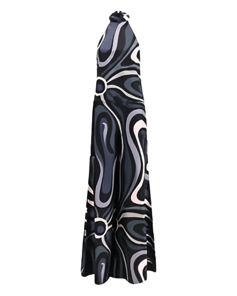 Emilio Pucci print sleeveless jumpsuit - Blau Blau