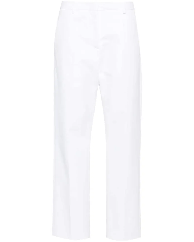 Valentino Garavani Compact Popeline-Hose - Weiß Weiß