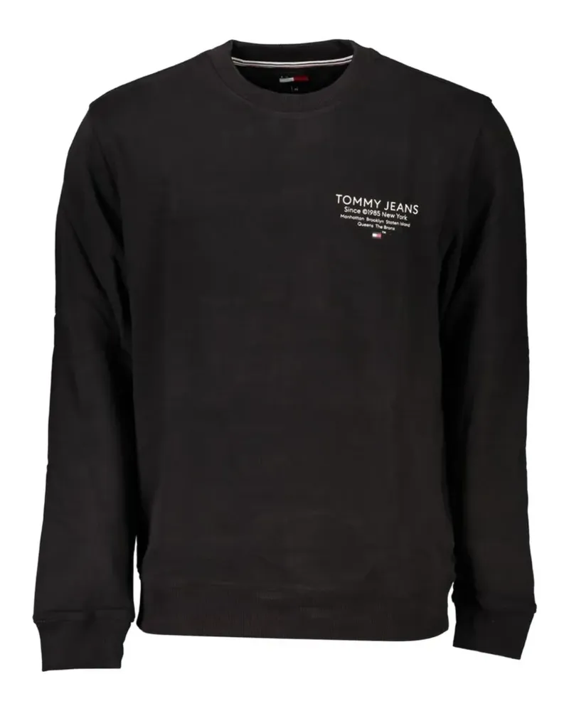 Tommy Hilfiger logo-print cotton sweatshirt - Schwarz Schwarz