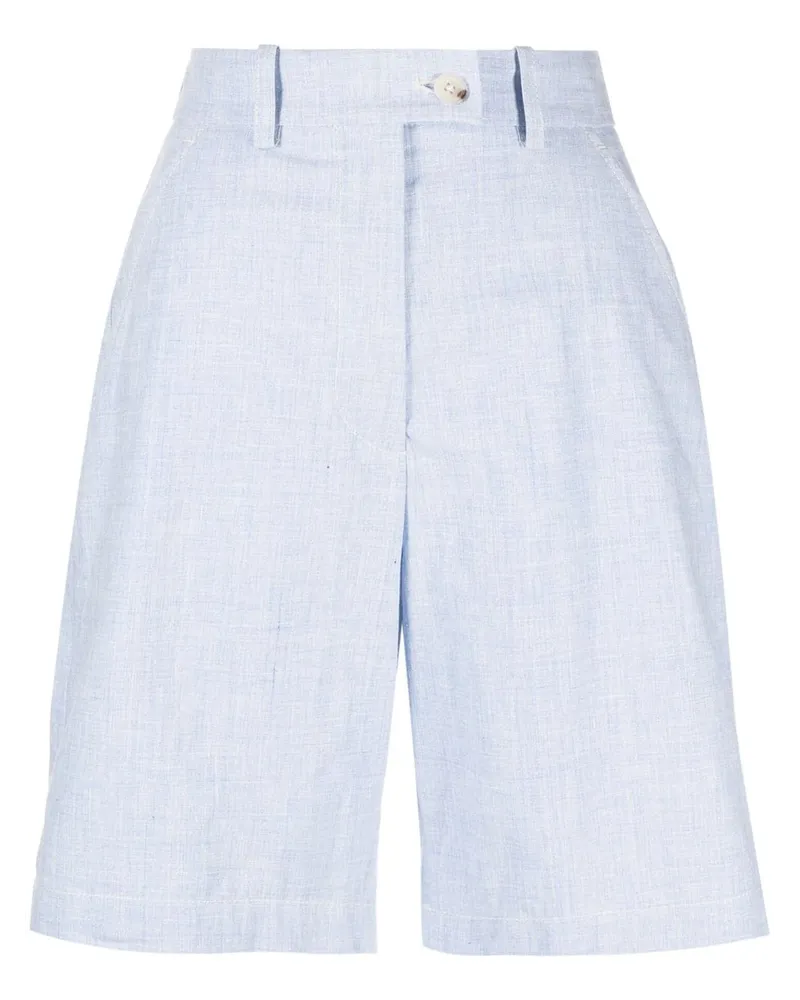 Kenzo Klassische Leinenshorts - Blau Blau