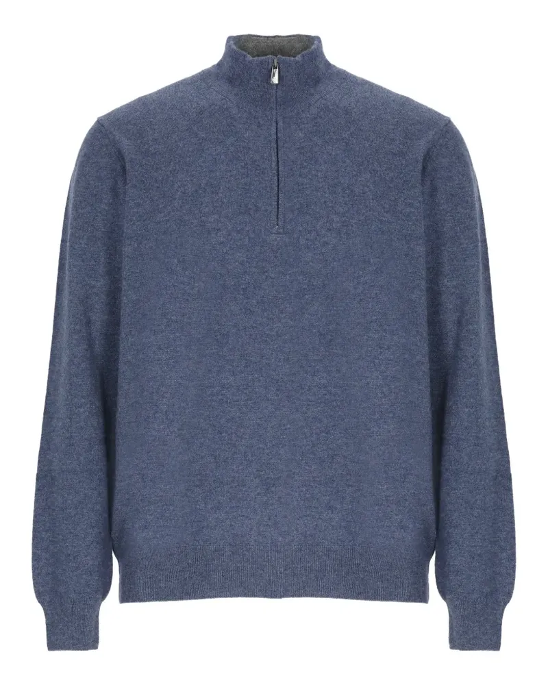 Della Ciana half-zip knitted sweater - Blau Blau