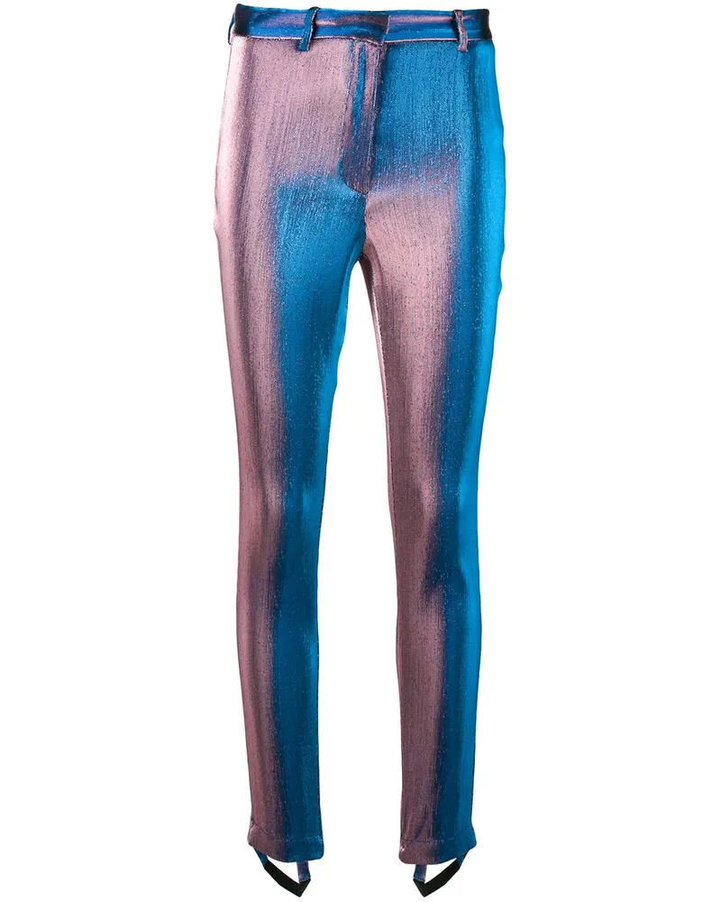 Roberto Cavalli Hose mit glatter Vorderseite - Blau Blau