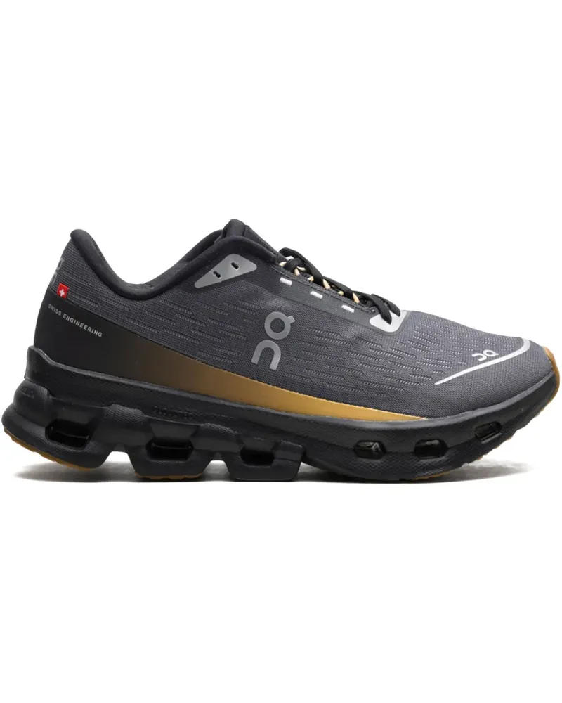 ON Cloudspark Iron/Black Sneakers - Schwarz Schwarz