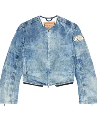 Diesel De-Calur-Fse Jeansjacke Blau