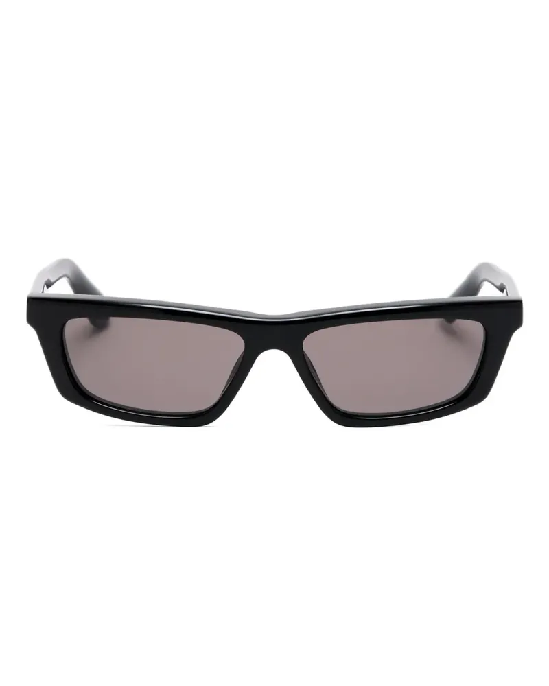 Jacquemus Sonnenbrille mit eckigem Gestell - Schwarz Schwarz
