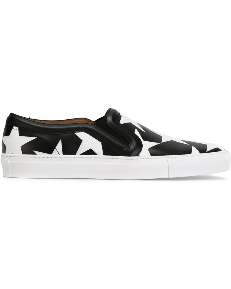 Givenchy Slip-On-Sneakers mit Stern-Print - Schwarz Schwarz