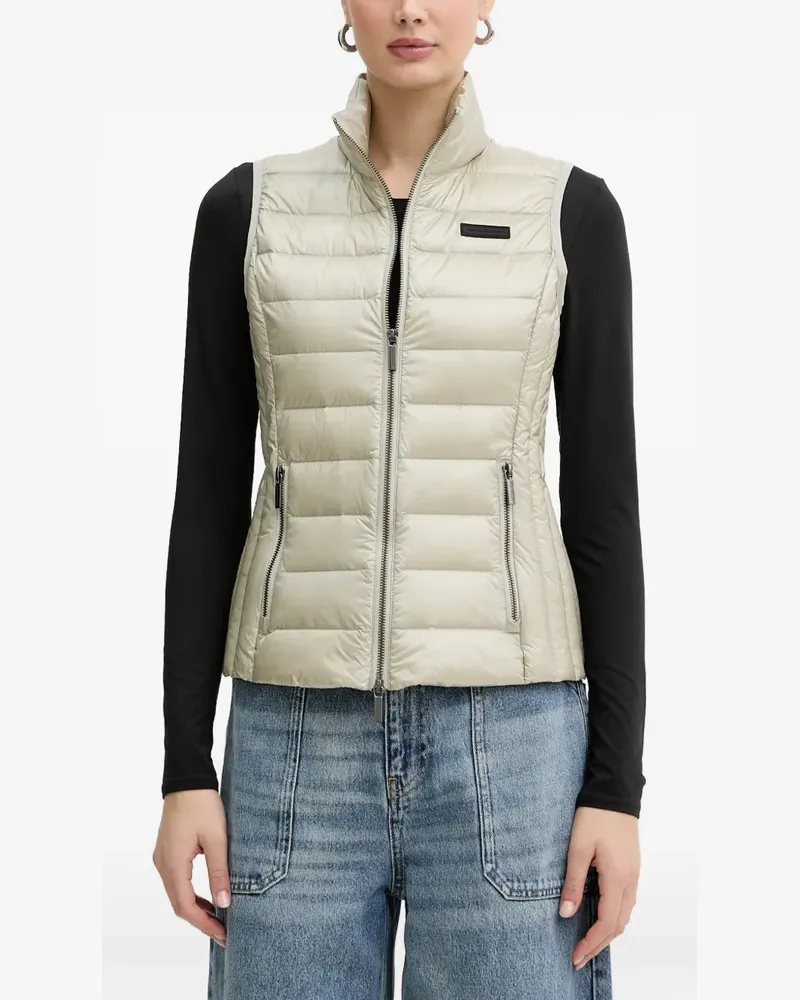 Armani Exchange Gesteppte Slim-Fit-Weste - Nude Nude