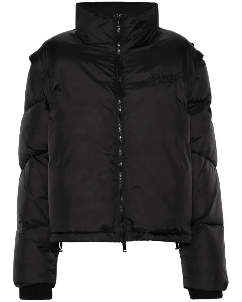 Iceberg x Jerry Daunenjacke mit Kapuze - Schwarz Schwarz
