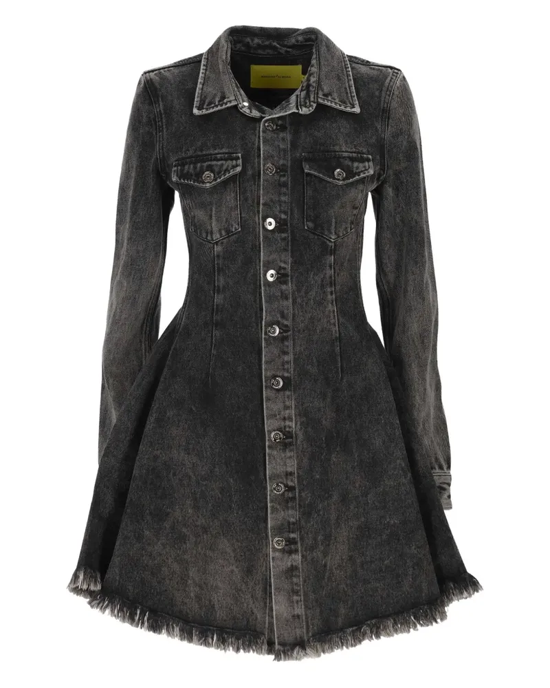 Marques ' Almeida mini shirt dress - Grau Grau