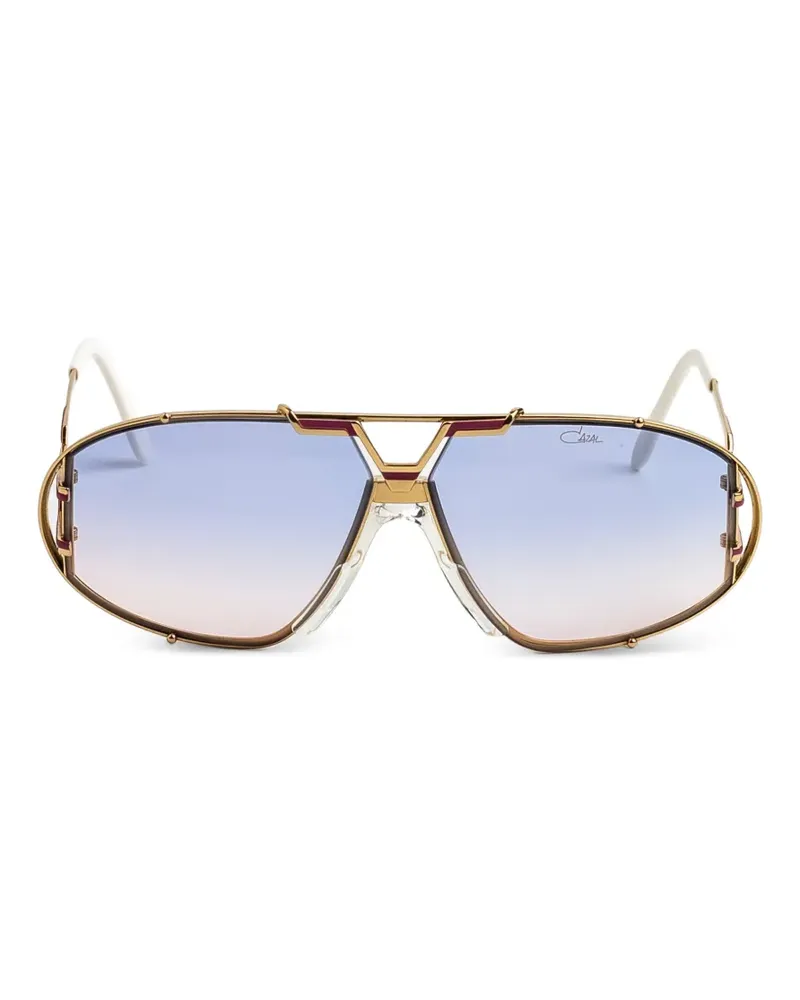 CAZAL 907 Sonnenbrille mit geometrischem Gestell - Gold Gold