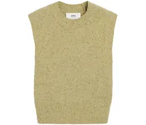 Trägershirt mit Logo-Stickerei - Grün