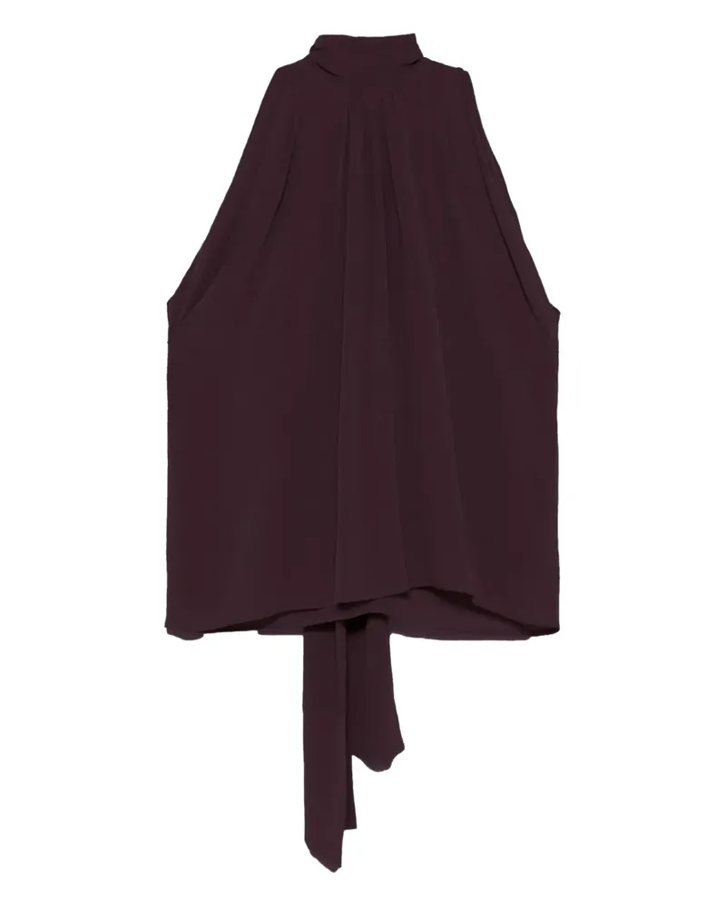 Jacob Lee neck-tie sleeveless top - Violett Violett