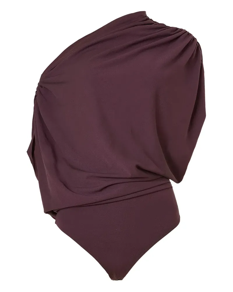 Wolford Body mit asymmetrischem Kragen - Rot Rot