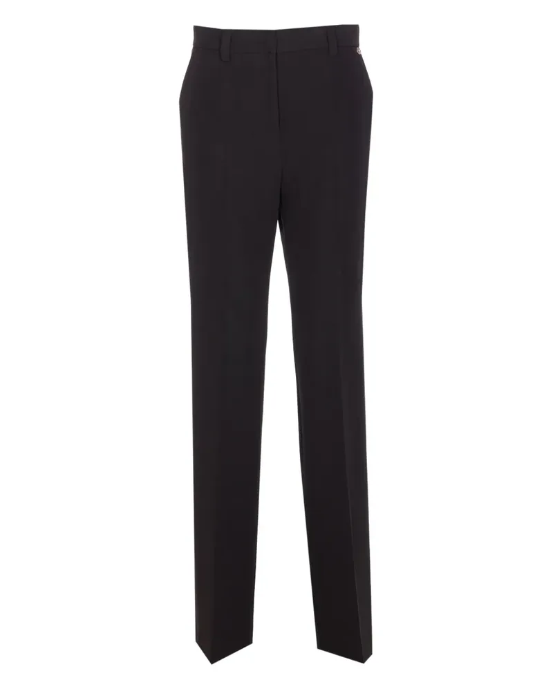 Liu Jo button-fastening trousers - Schwarz Schwarz