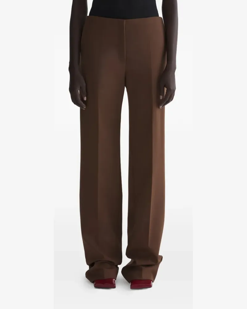 Thierry Mugler Gerade Hose - Braun Braun