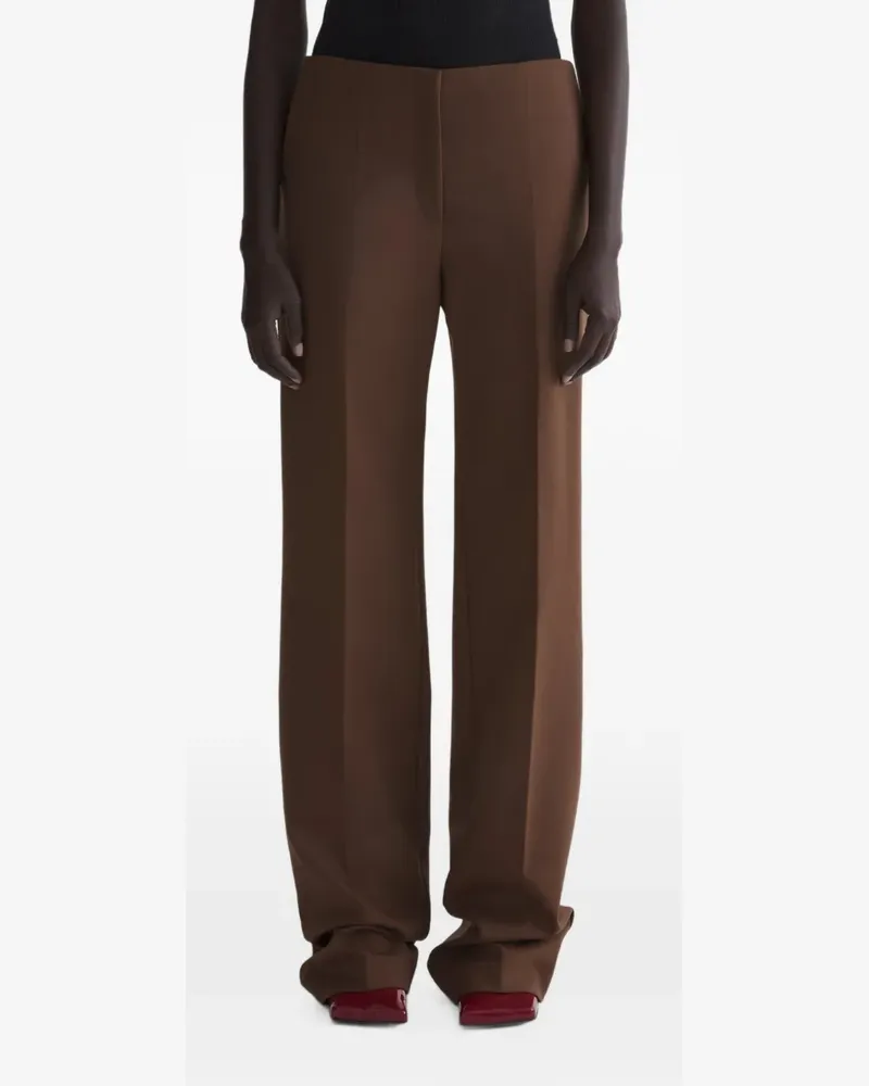 Thierry Mugler Gerade Hose - Braun Braun