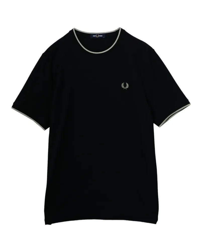 Fred Perry T-Shirt mit Logo-Stickerei - Blau Blau
