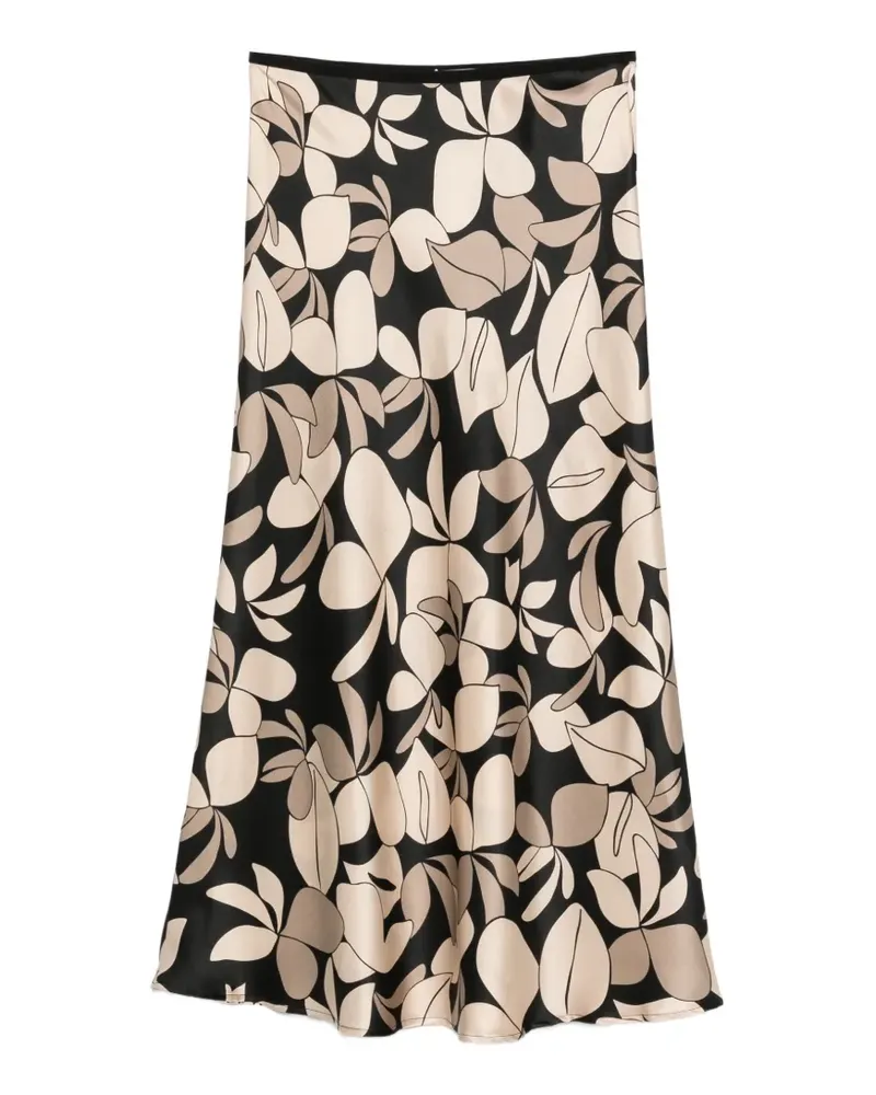 SIYU floral-print midi skirt - Nude Nude