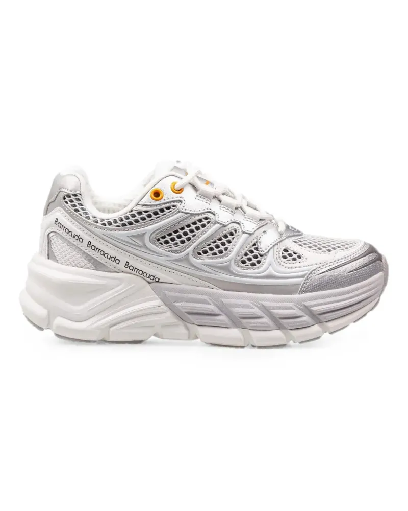 Barracuda Round-One mesh-panel sneakers - Weiß Weiß