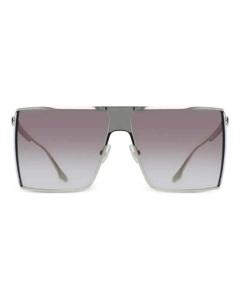 Victoria Beckham Sonnenbrille mit Oversized-Gestell - Gold Gold