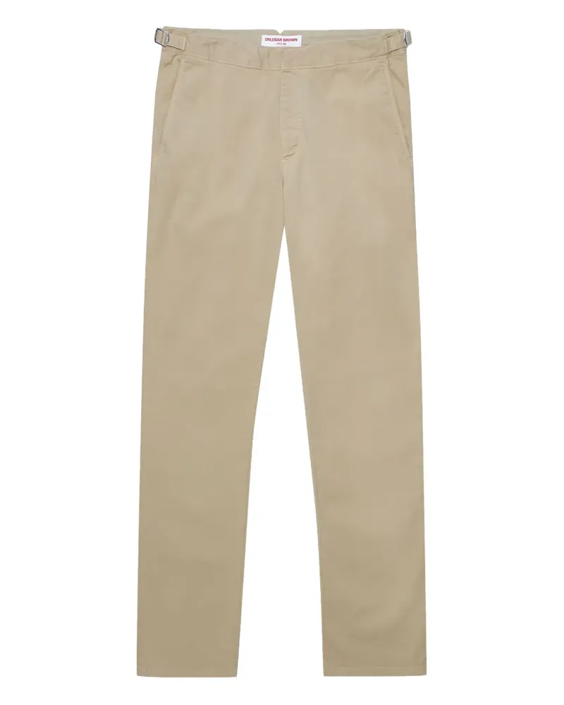 Orlebar Brown Halbhohe Fallon Straight-Leg-Hose - Nude Nude
