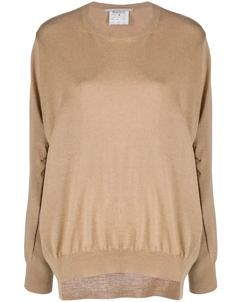 Stella McCartney Asymmetrischer Pullover - Nude Nude