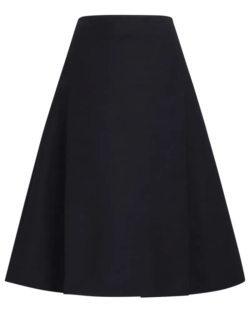 Marni Midirock in A-Linie - Schwarz Schwarz