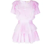 Kleid mit Rüschen - Rosa