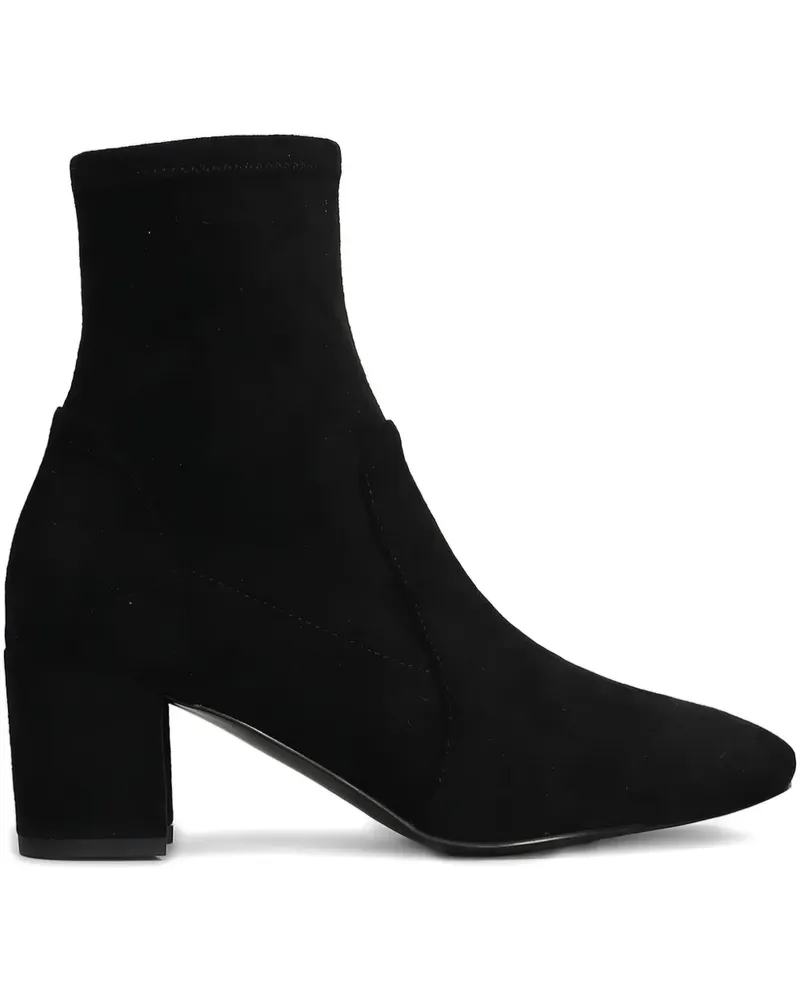 Bibi Lou Spitze Stiefel mit Blockabsatz 60mm - Schwarz Schwarz
