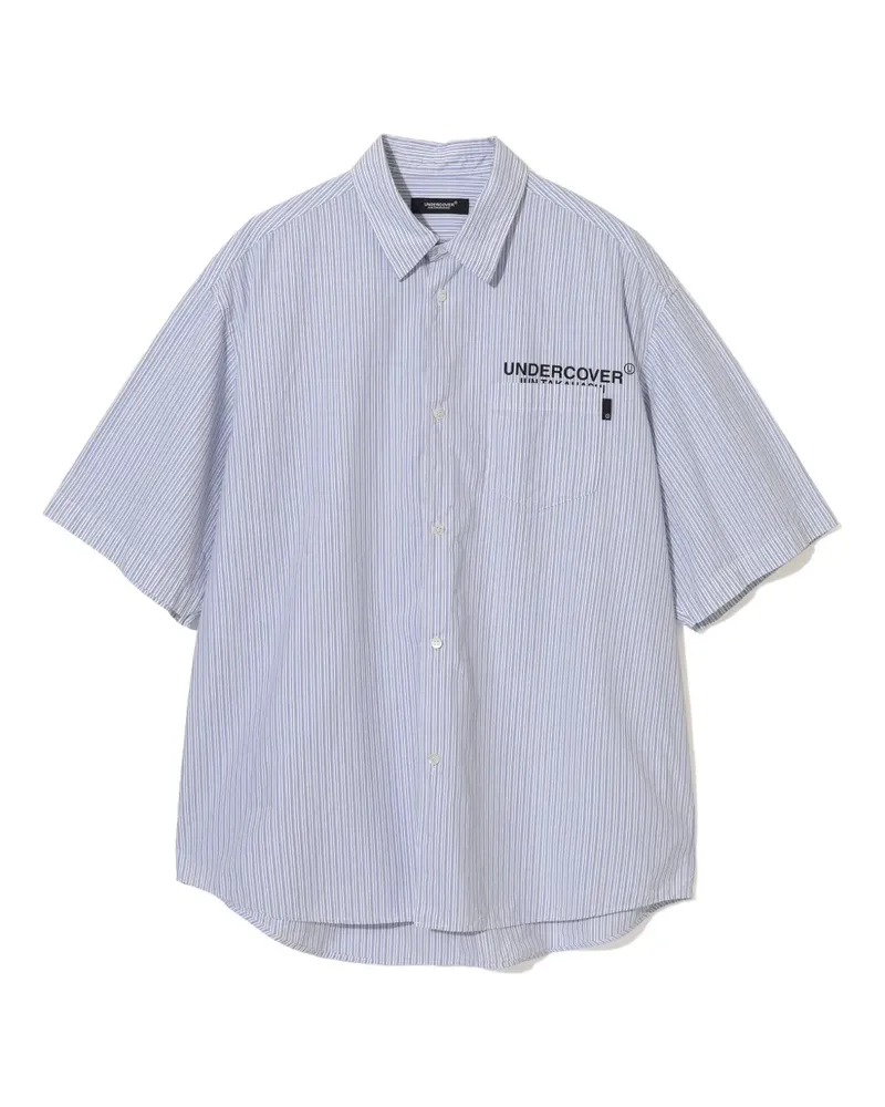 Undercover striped pocket-detailed shirt - Weiß Weiß