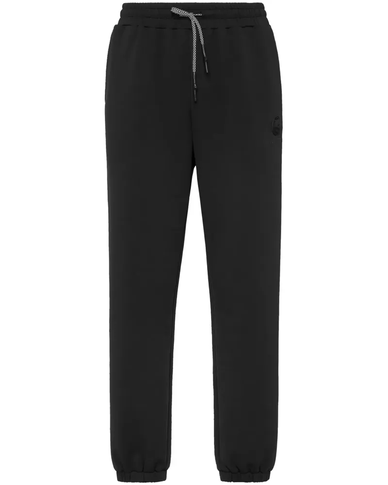 Philipp Plein Jogginghose mit Logo-Patch - Schwarz Schwarz