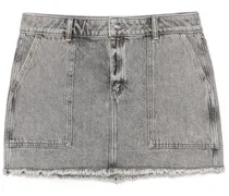 Klassischer Jeans-Minirock - Grau