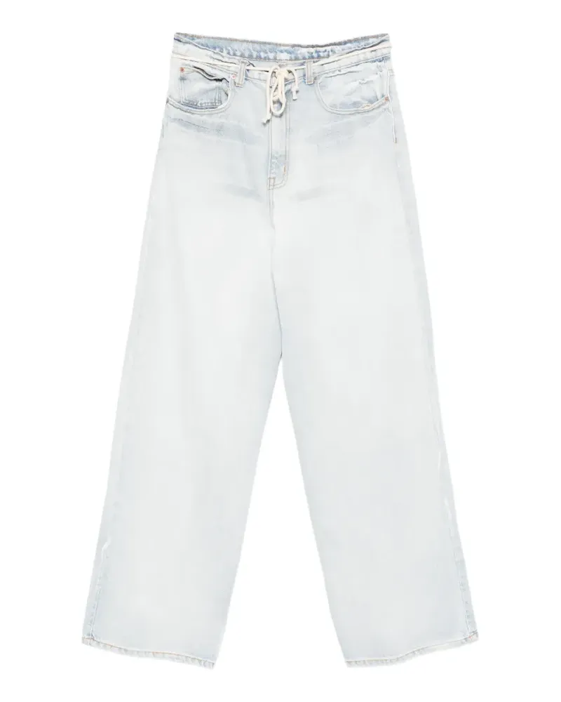 RRR123 Jeans mit Bleach-Effekt - Blau Blau