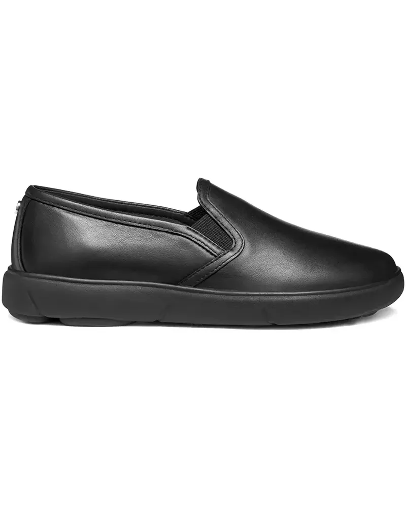 Geox elasticated slip-on sneakers - Schwarz Schwarz